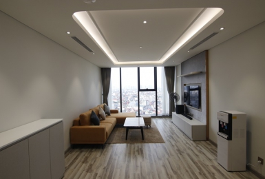 Morden and brand new three bedrooms apartment for rent in Giang Vo, Ba Dinh